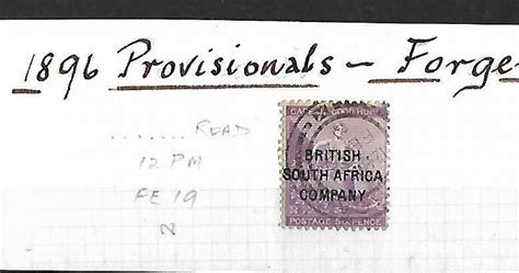 Rhodesia Cape Ovpts D Sg Used Fournier Forgery Ebay