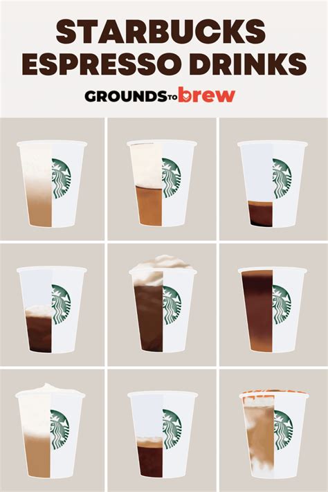 Espresso Drinks at Starbucks: Every Type Explained » Grounds to Brew