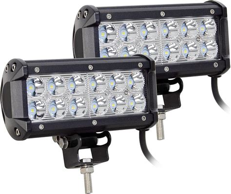 Auxtings X Inch W Spot Led Work Light Bar Off Road Trucks Suv Wd