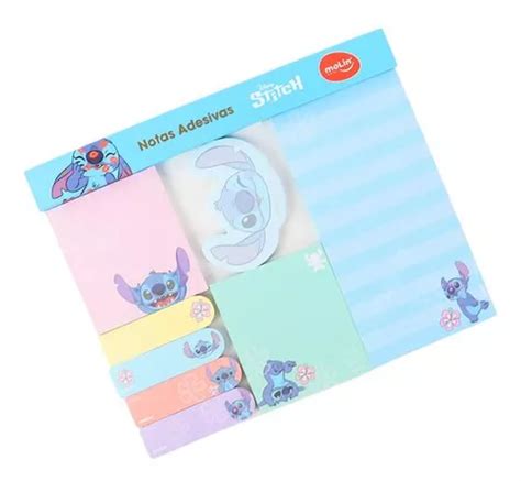 Kit Blocos De Notas Adesivas E Anota Es Stitch Parcelamento Sem Juros