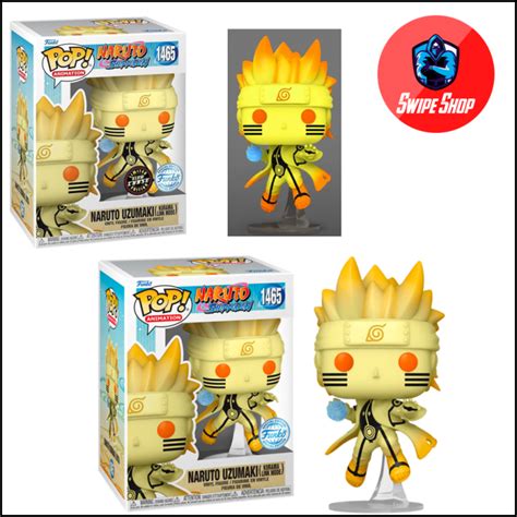 Funko Pop Naruto Uzumaki Kurama Link Mode Exclusive Glow Chase