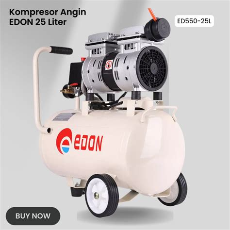 Jual Air Compressor ED550 25L Kompresor Angin EDON 25 Liter Shopee