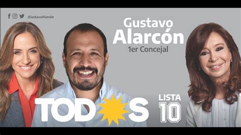 Paso 2021 Gustavo Alarcón Pre Candidato a Primer Concejal en San