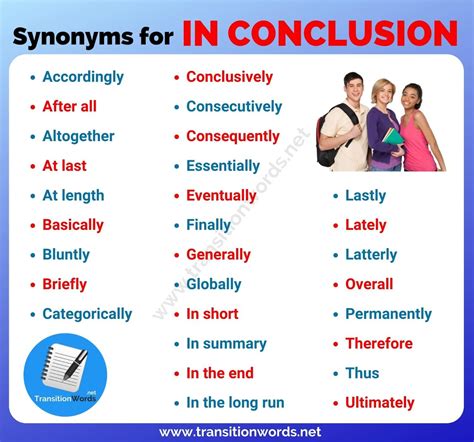 Other Ways To Say In Conclusion List Of Synonyms For In Conclusion