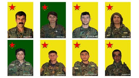 Anf Ypg Announces The Martyrdom Of Eight Fighters In Afrin