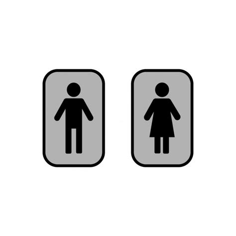 Stickers Wc Homme Femme Pour Porte Livraison Express En H