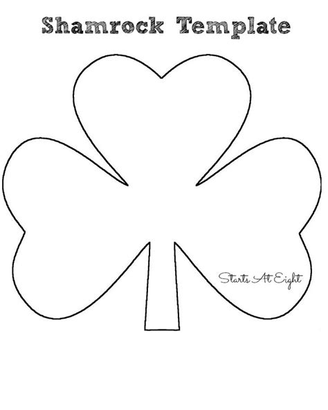 St Patrick S Day Craft Tissue Paper Shamrock Shamrock Template