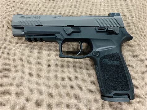 Sig Sauer P320 Talo M17 Bravo 9mm Auto 171 Night Sight Saddle Rock