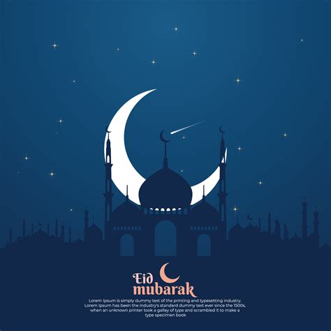 Eid Mubarak . Creative ads for social media , banner, poster, greeting card template design ...