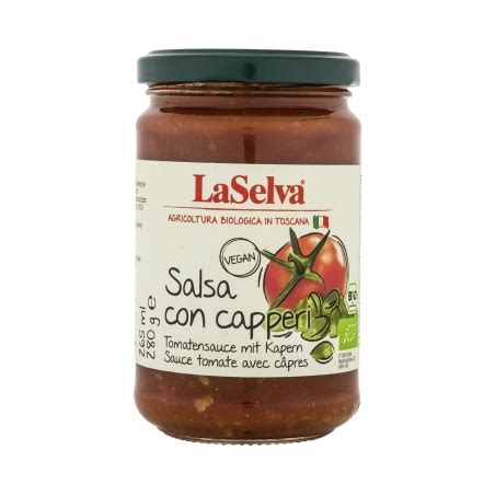 La Selva Bio Tomatensauce Mit Kapern Online Kaufen Im Shop