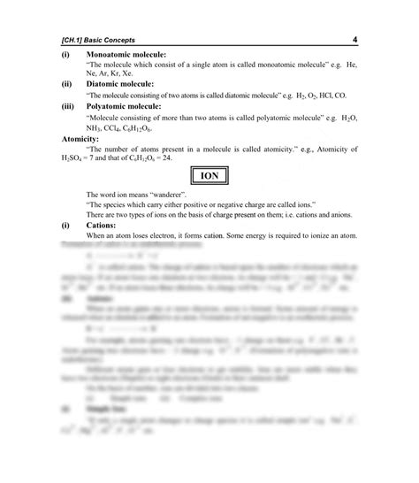 Solution 1st Year Chemistry Chapter 1 Basic Concepts Chemistry Notes