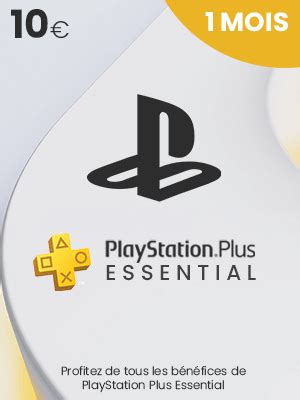 Abonnement Playstation Plus Essential Mois Alloparadise