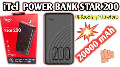 Itel Power Go Star Power Bank Unboxing Review Ll Mah Ll Led