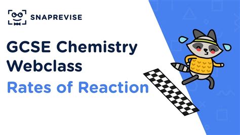 Gcse Chemistry Rates Of Reaction Revision Webclass Youtube