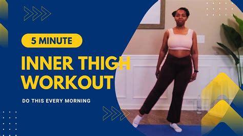 How To Lose Inner Thigh Fat 5 Minute Inner Thigh Burn Workout That Get Results💖fit After 50