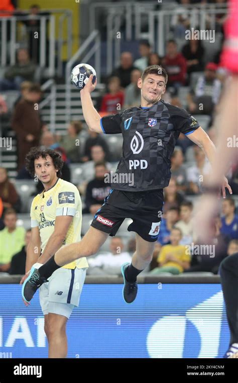 Aleks Kavcic Of Ppd Zagreb During The Handball Match Between Ppd Zagreb