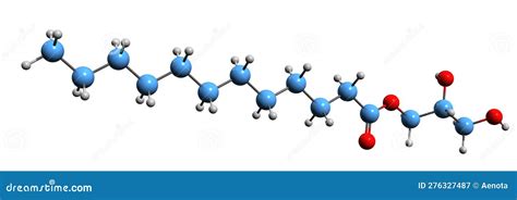 Monolaurin Glycerol Monolaurate Glyceryl Laurate Molecule It Is Monoglyceride And Dodecanoate