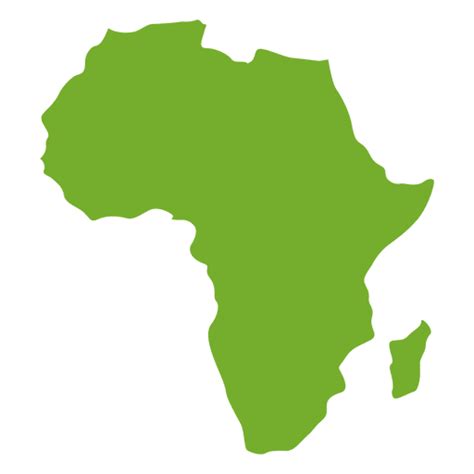 Mapa Continental De Frica Verde Descargar Png Svg Transparente