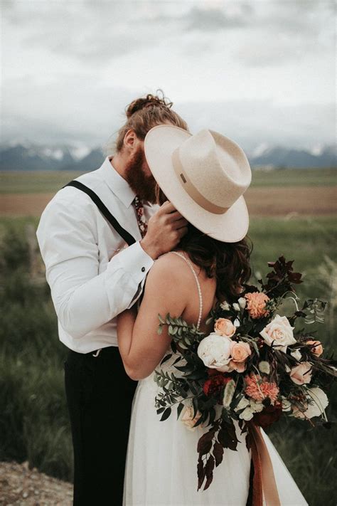 Montana Rustic Bohemian Styled Elopement Montana Elopement