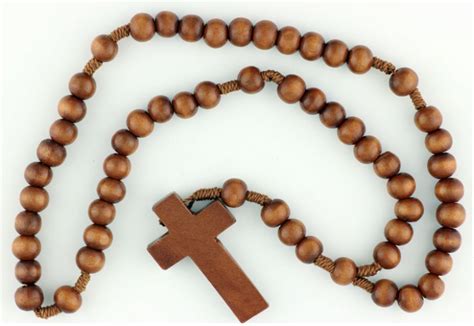 Basic Wooden Cord Rosary The Founders Tradin Post