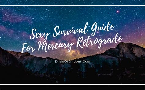 Sexy Mercury Retrograde Survival Guide Dildo Or Dildont