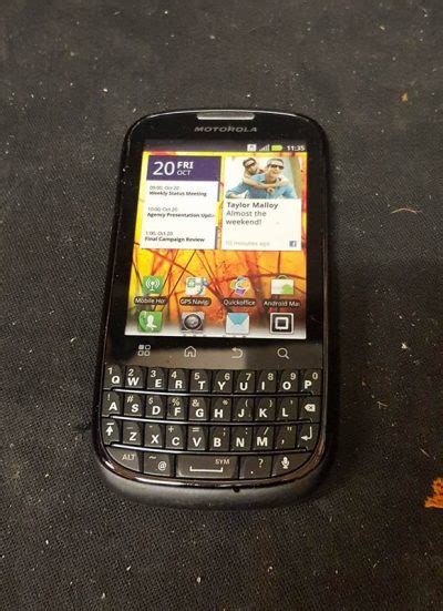 Motorola Keyboard Phone Props Inventory