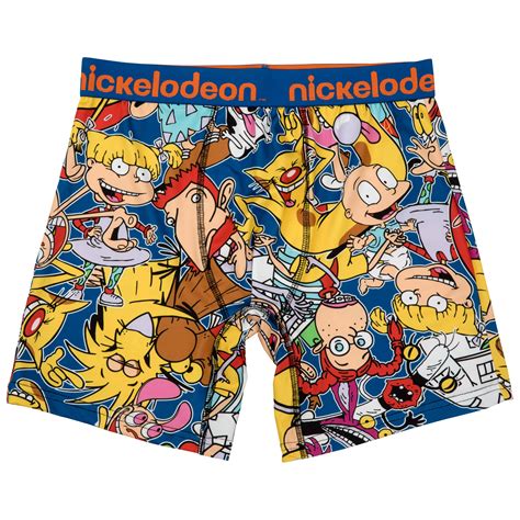 Nickelodeon Rewind 90 S Cartoons Collage Boxer Briefs