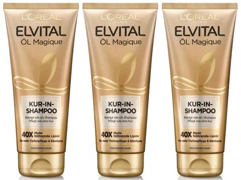 L ORÉAL PARIS ELVITAL 2in1 Kur In Shampoo Und Haarkur Trockenes Haar 3