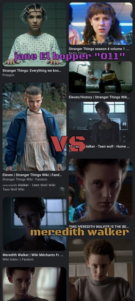 Jane El Hopper vs Meredith Walker who would win ? : r/StrangerThings