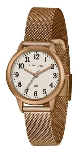 Reloj Lince Para Mujer En Oro Rosa LRR4653l B2rx Color De Correa Rosa