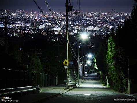 Wallpaper Lights Street Light City Cityscape Night Road Evening