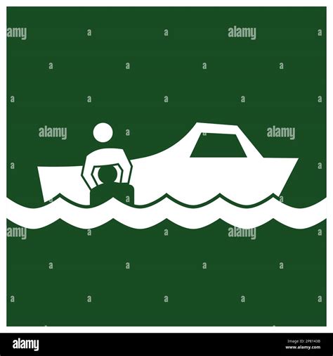 International Maritime Organization IMO Sign Illustration Rescue