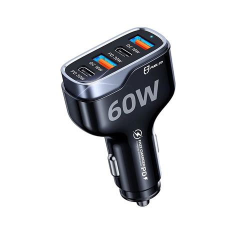 Fuel Co W Type C Car Charger Pd W W W W Ports Usb C