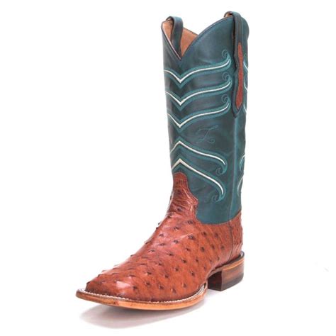 Tony Lama Mens Amell Full Quill Ostrich Boots Cl823