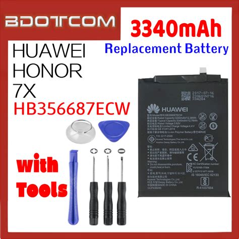 Huawei Honor 7x Hb356687ecw 3340mah Standard Battery