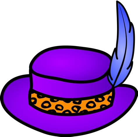 70s Andamp 80s Pimp Hat Clipart Pimp Hat Clip Art Png Download