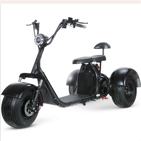 10 Inch Fat Tire Trike Electric Vehicles Three Wheel Electric Scooter