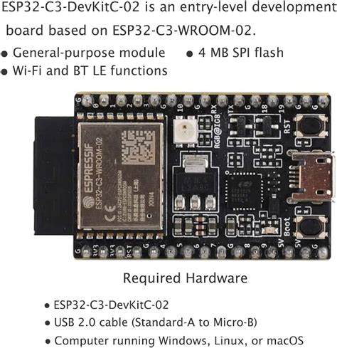 Esp C Devkitc High Resolution Pinout And Specs Off