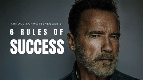 Arnold Schwarzenegger S Rules Of Success Motivational Youtube