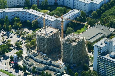 Berlin Von Oben Baustelle Zum Neubau Eines Wohnhauses An Der