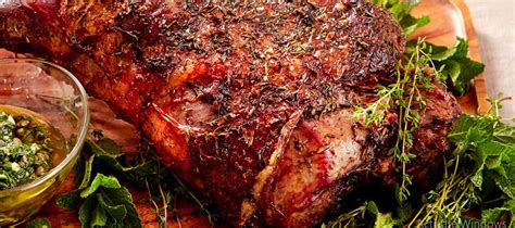 CABERNET BRAISED LEG OF LAMB Brenda Gantt Recipes