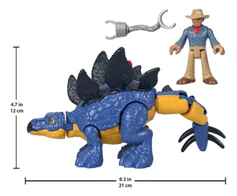 Imaginext Jurassic World Dominion Stegosaurus Dinosaur Dr Meses Sin Intereses