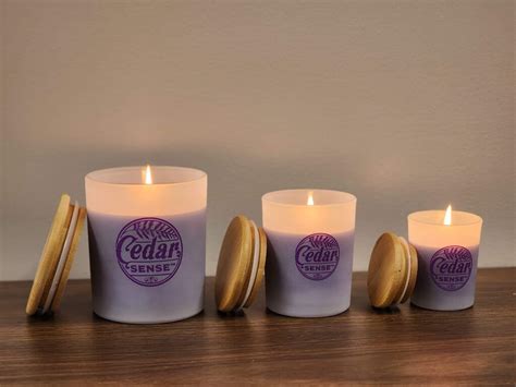 Lavender Cedar Candle Aromatic And Soothing Scented Candle