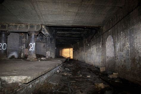 The Abandoned Low Level Victorian Platform Of Glasgow Central Station