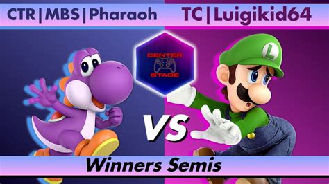 Center Stage Ctr Mbs Pharaoh Yoshi Vs Tc Luigikid Luigi