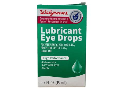 Walgreens Lubricant Eye Drops Ingredients And Reviews