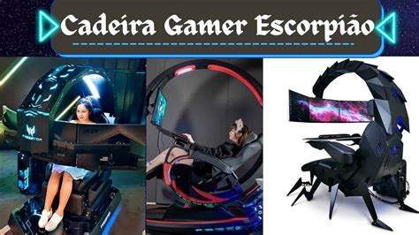 Cadeira Gamer Escorpião Melhor Cadeira Gamer Cadeira Gamer Scorpion