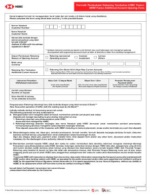 Fillable Online Hsbc Bank Account Opening Form Fill Out Sign Online