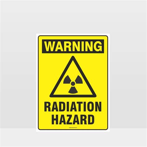 Warning Radiation Hazard Sign - Notice/Information Sign - HAZARD SIGNS NZ