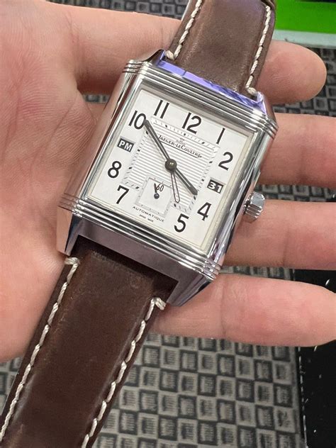 JAEGER LECOULTRE XL REVERSO SQUADRA HOMETIME SWISS MADE AUTOMATIC JLC